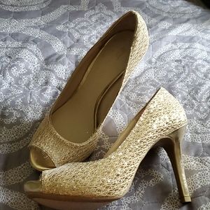 Gold heels